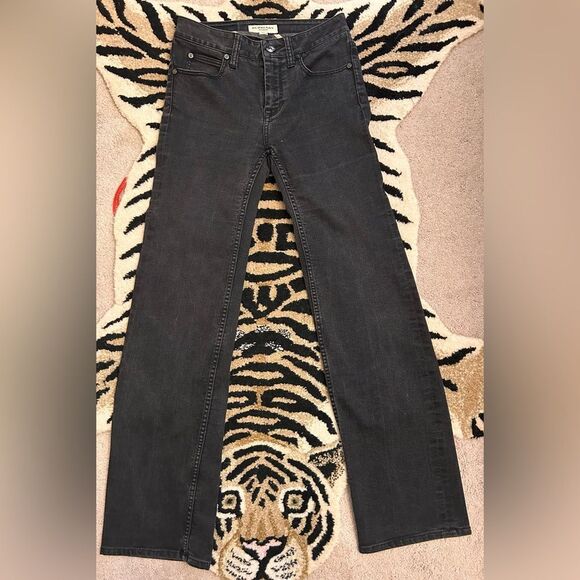 Burberry Denim - BURBERRY London womens 'Blangdon' Black Boot Cut Jeans Sz 26